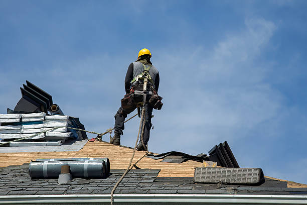 Professional Gutter Installation technician working in Cleveland, TX